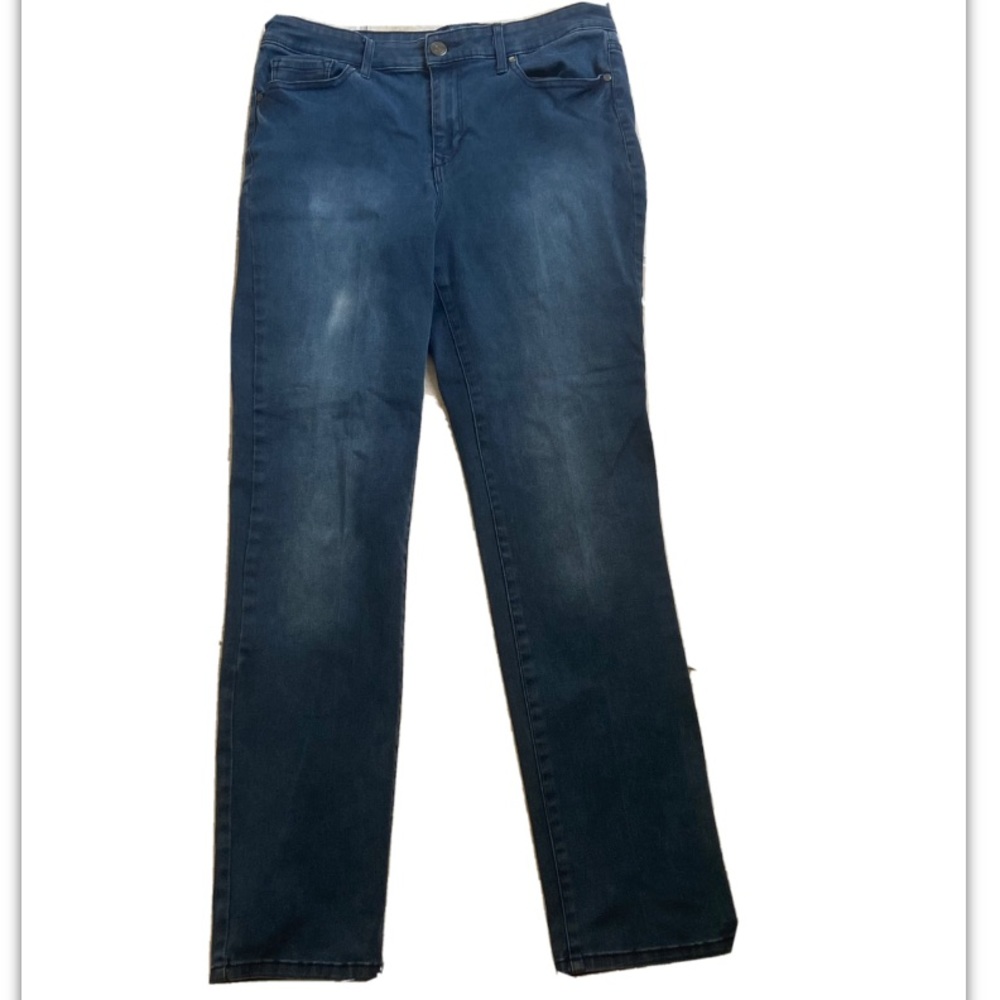 Gloria Vanderbilt Women’s All-American Slimming Effect Blue Jeans 10
